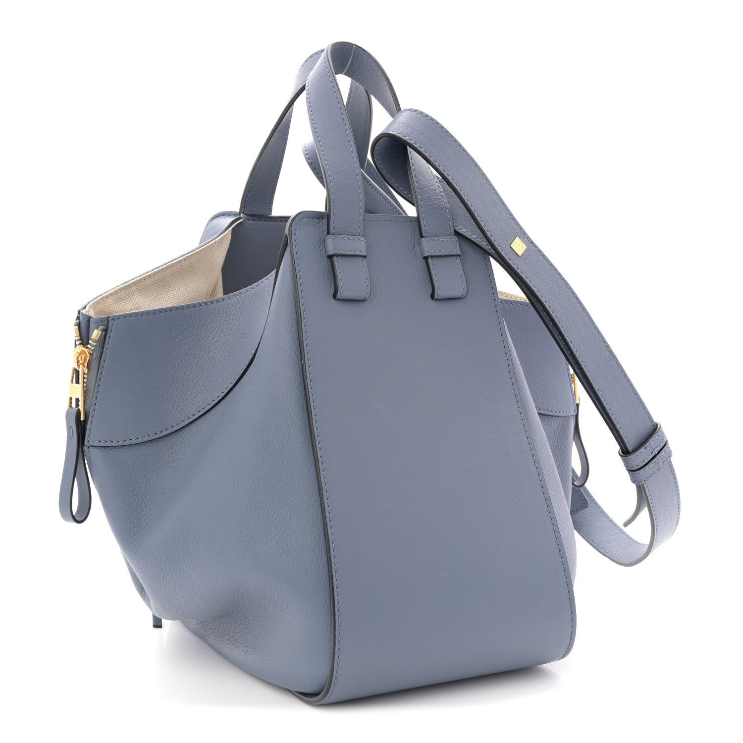 Loewe Calfskin Small Hammock Shoulder Bag Atlantic 1823186