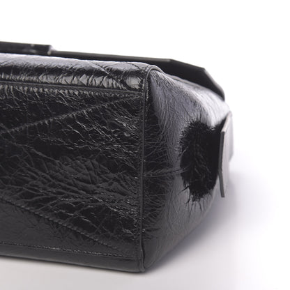 Givenchy Creased Patent Calfskin Medium ID Flap Black 9 of 9