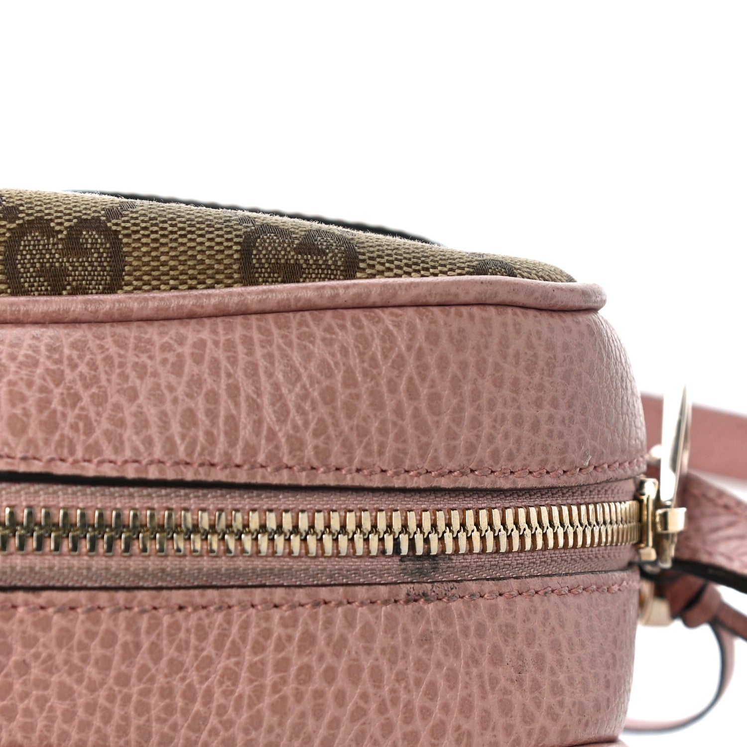 Gucci Monogram Mini Bree Messenger Bag Beige Soft Pink 15 of 18