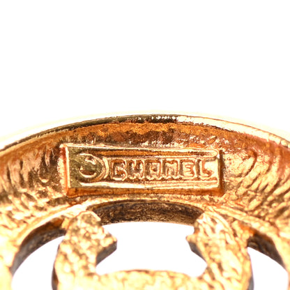 Chanel CC Chain Pendant Necklace Gold 5 of 7