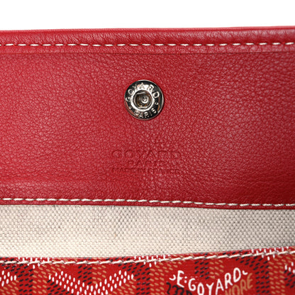 Goyard Goyardine Pouch Red 6 of 6