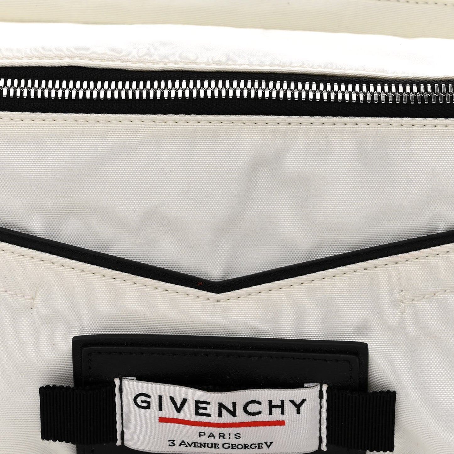 Nylon Downtown Bum Bag White Black
