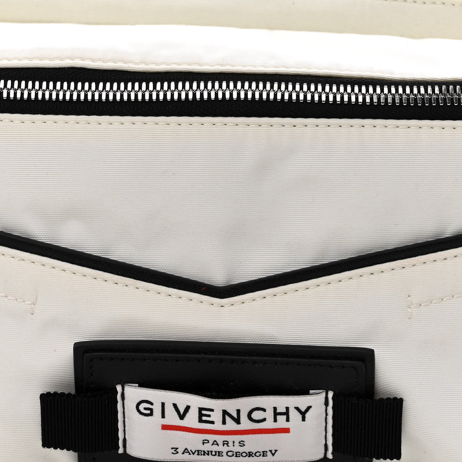 Givenchy Nylon Downtown Bum Bag White Black 6 of 8