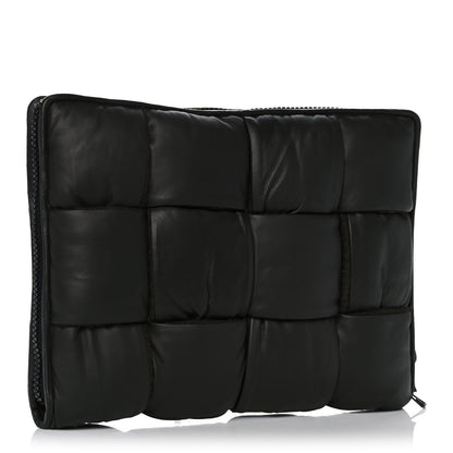 Bottega Veneta Calfskin Maxi Intrecciato Puffy Laptop Pouch Camping 3 of 16
