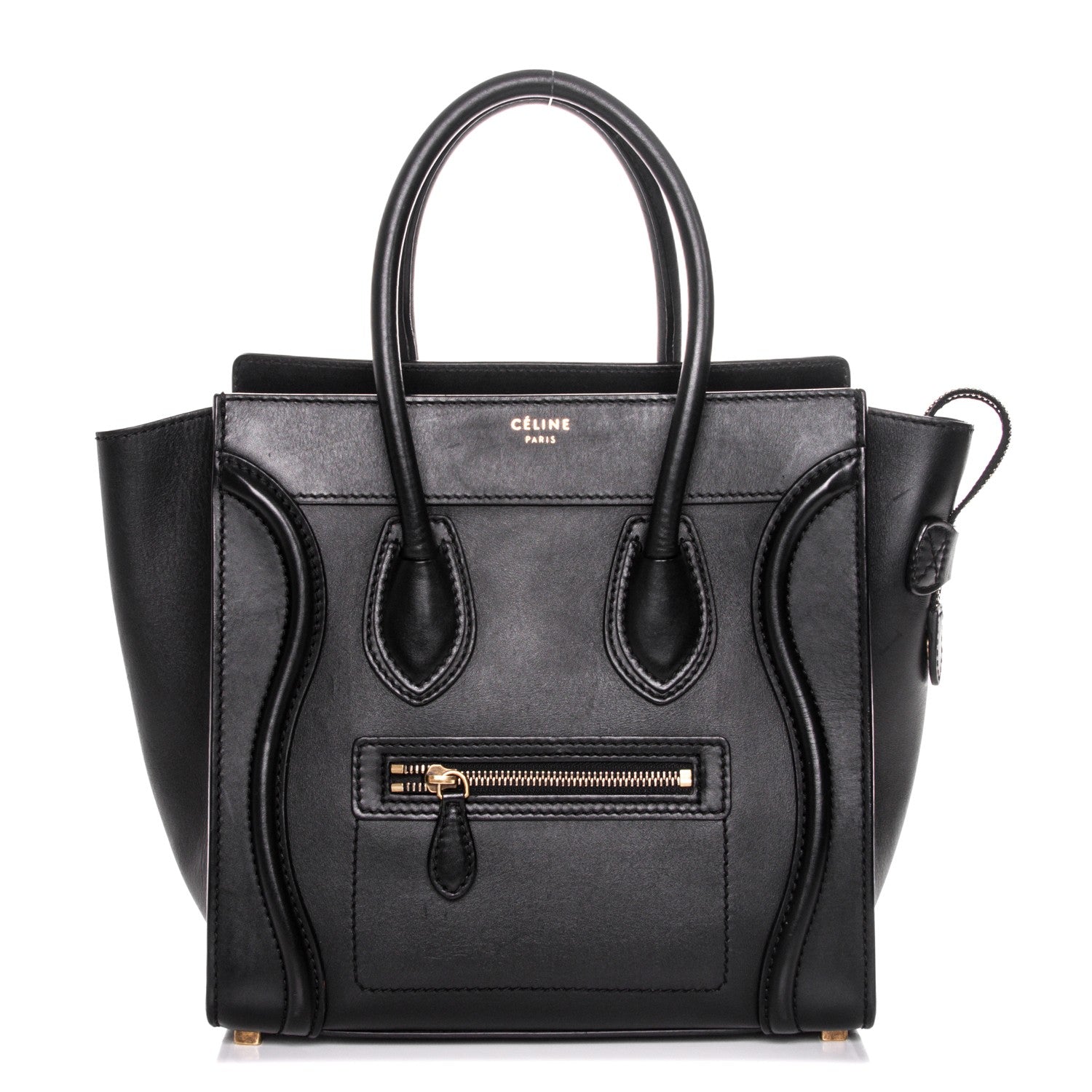 Celine Smooth Calfskin Micro Luggage Black 1 of 7