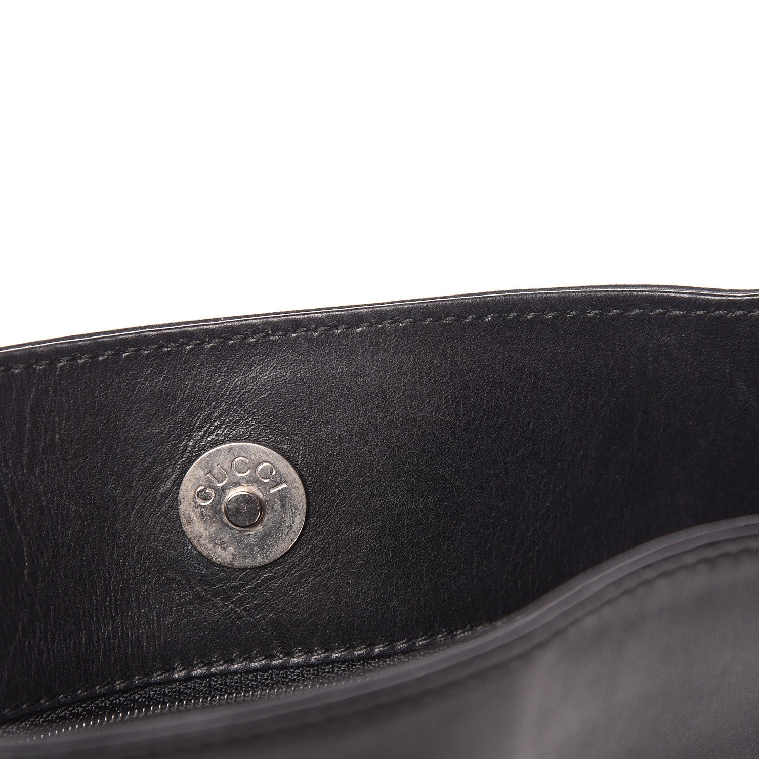 Gucci Calfskin Shoulder Bag Black 10 of 16