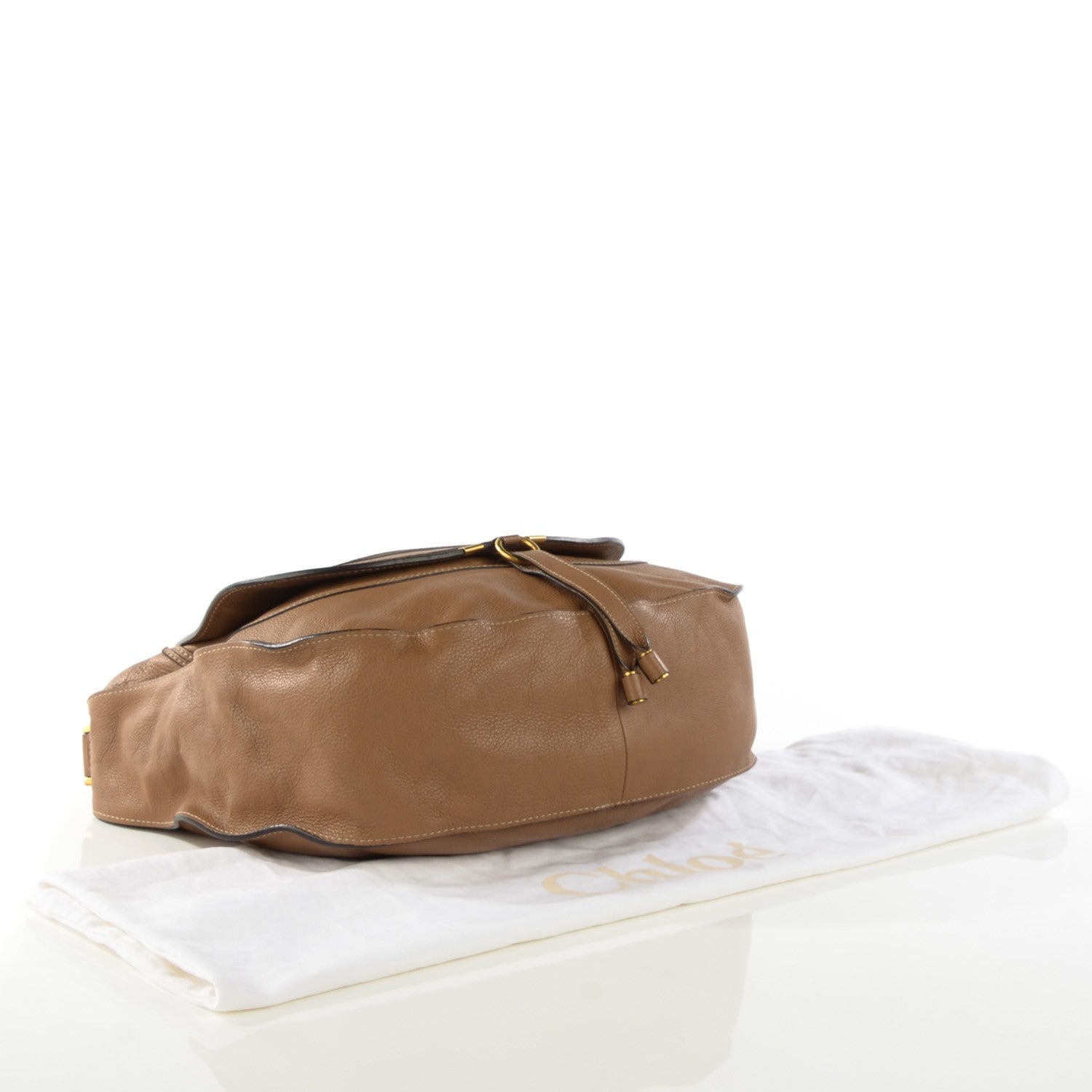 Chloe Calfskin Large Marcie Hobo Nut 4 of 7