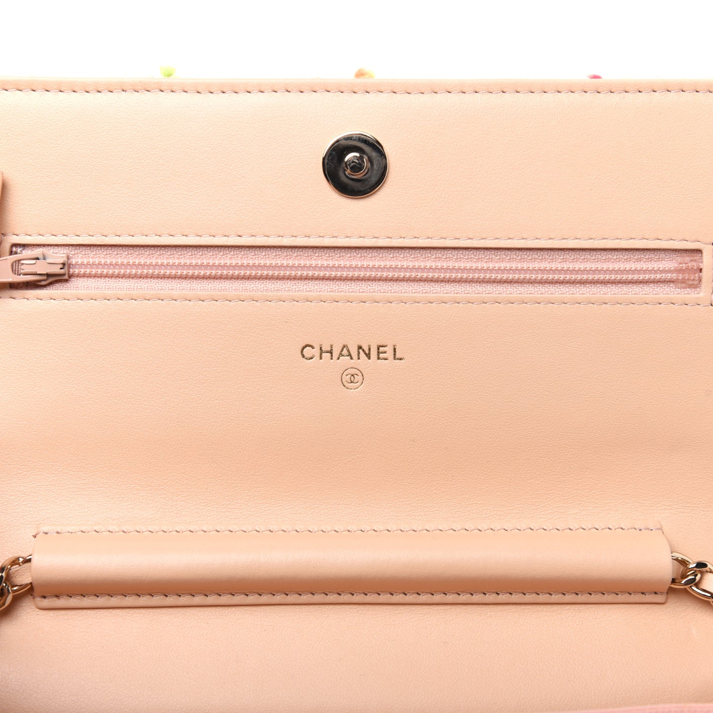 Candy Cotton Tweed & Beach Ball Wallet On Chain WOC Multicolor