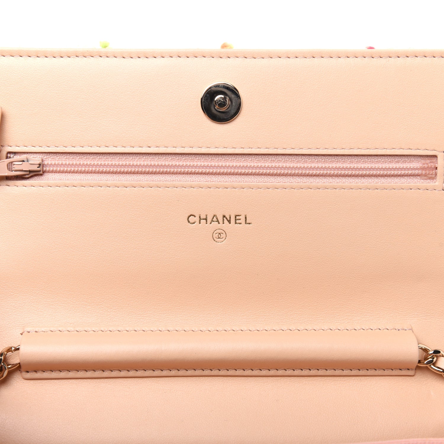 Chanel Candy Cotton Tweed & Beach Ball Wallet On Chain WOC Multicolor 8 of 14