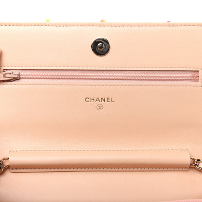Chanel Candy Cotton Tweed & Beach Ball Wallet On Chain WOC Multicolor 8 of 14
