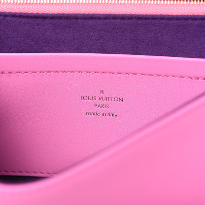 Louis Vuitton Lambskin Embossed Monogram Vuittamins Pochette Coussin Rose Violet 8 of 9