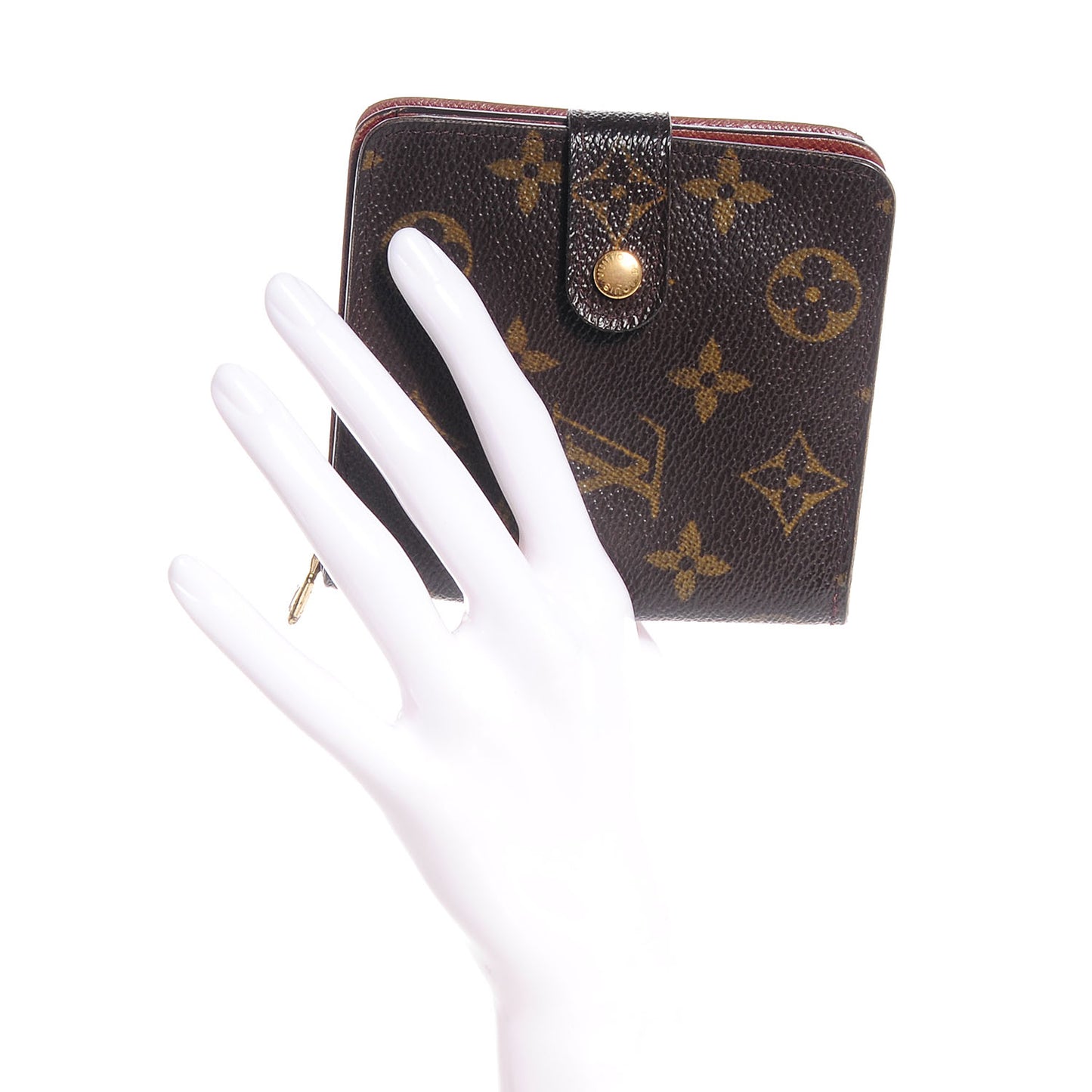Monogram Compact Zippe Zipped Wallet