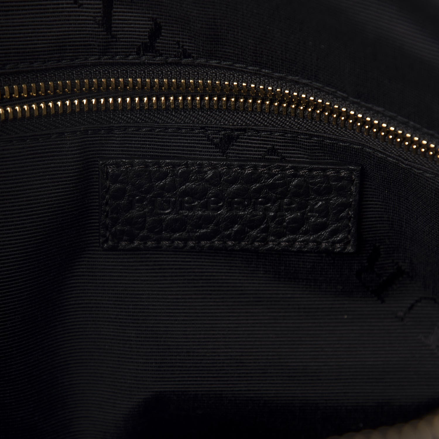 Burberry Heritage Grain Check Embossed Small Orchard Bowling Bag Black 8 of 11