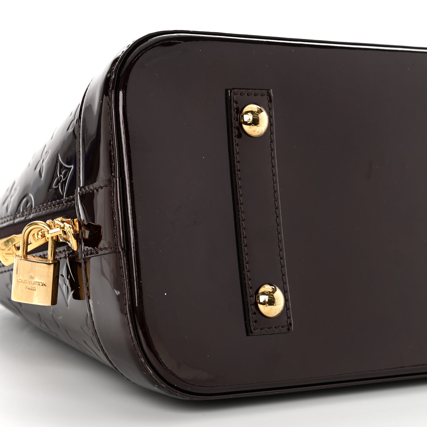 Louis Vuitton Vernis Alma MM Amarante 10 of 11