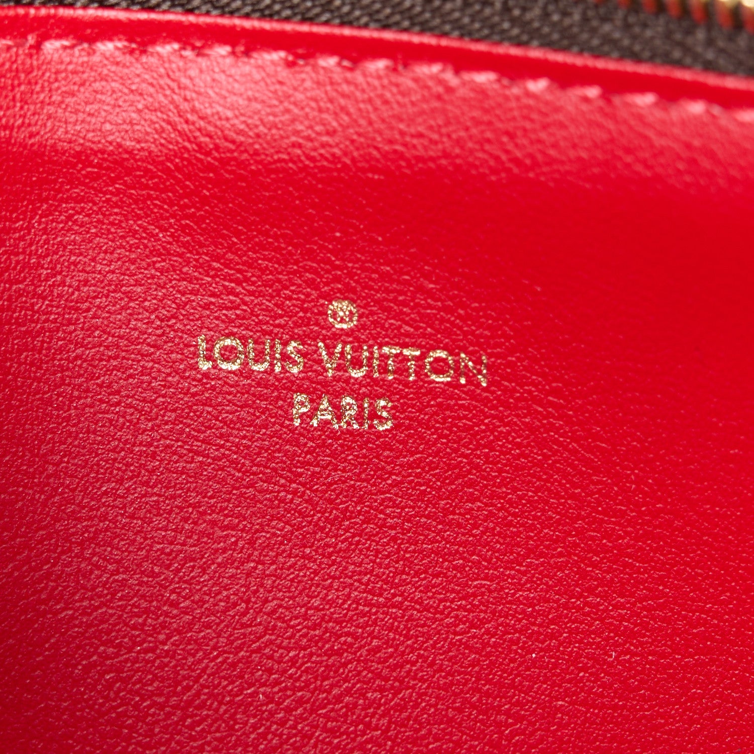 Louis Vuitton Damier Ebene Pochette Felicie Chain Wallet 13 of 17