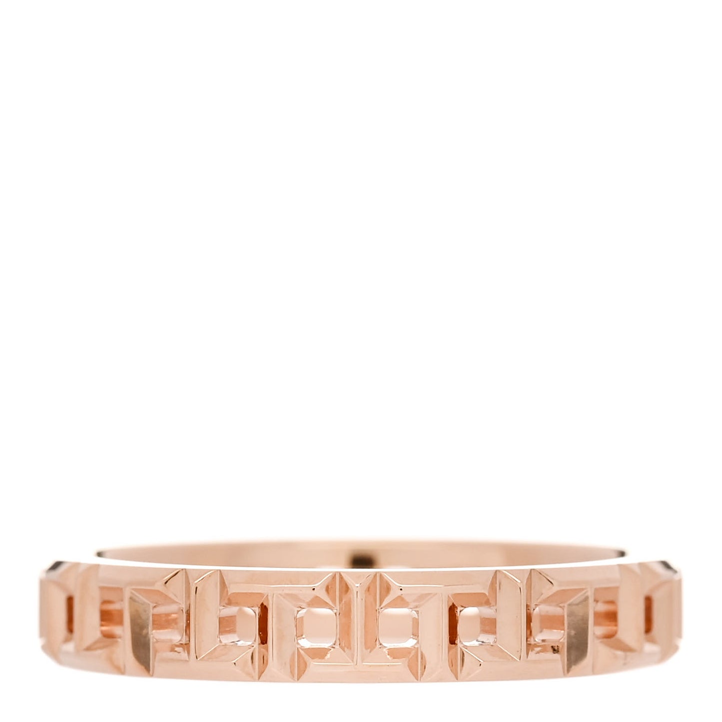 18K Rose Gold Narrow T True Ring 52 6