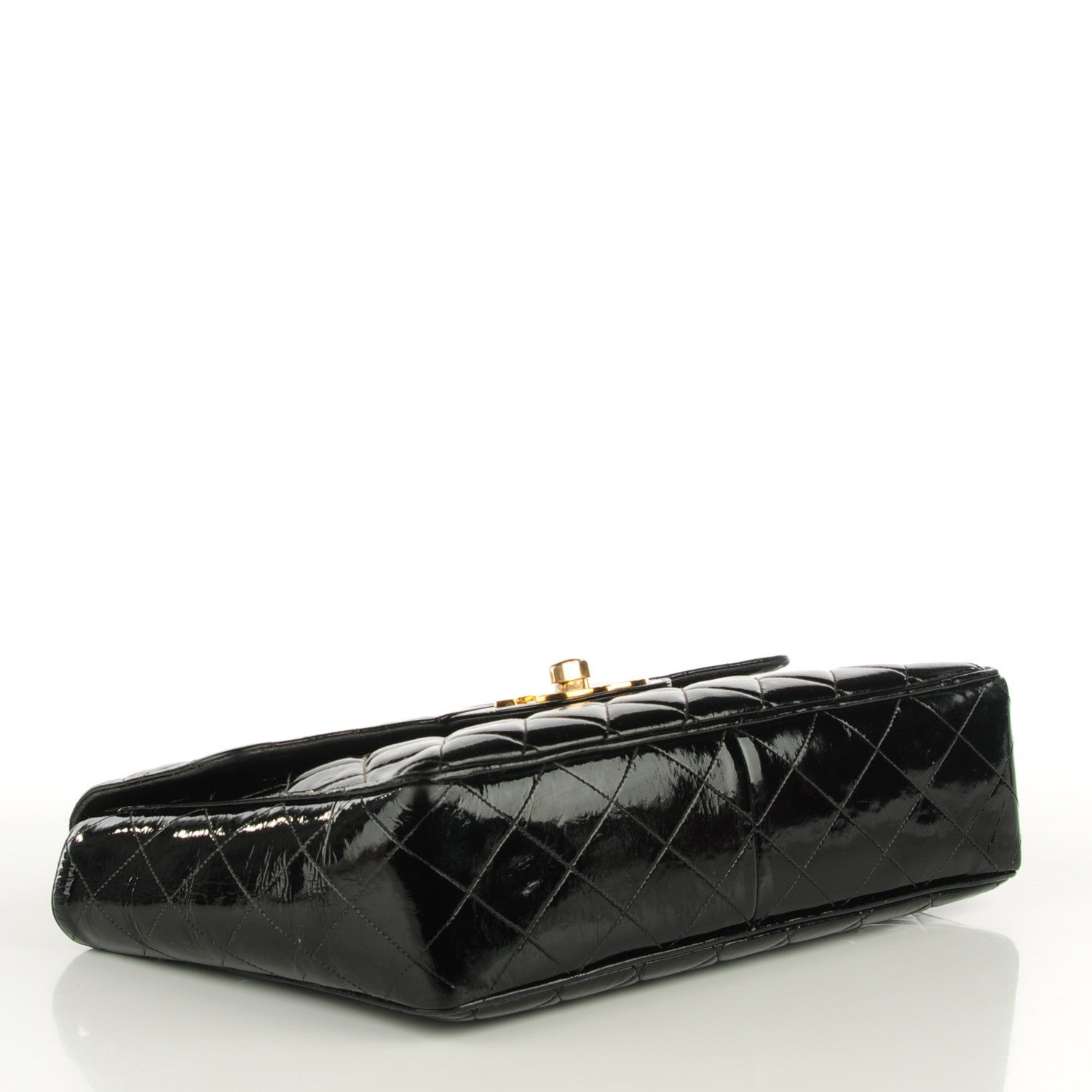 Chanel Patent Quilted XL Flap Black 4 of 12
