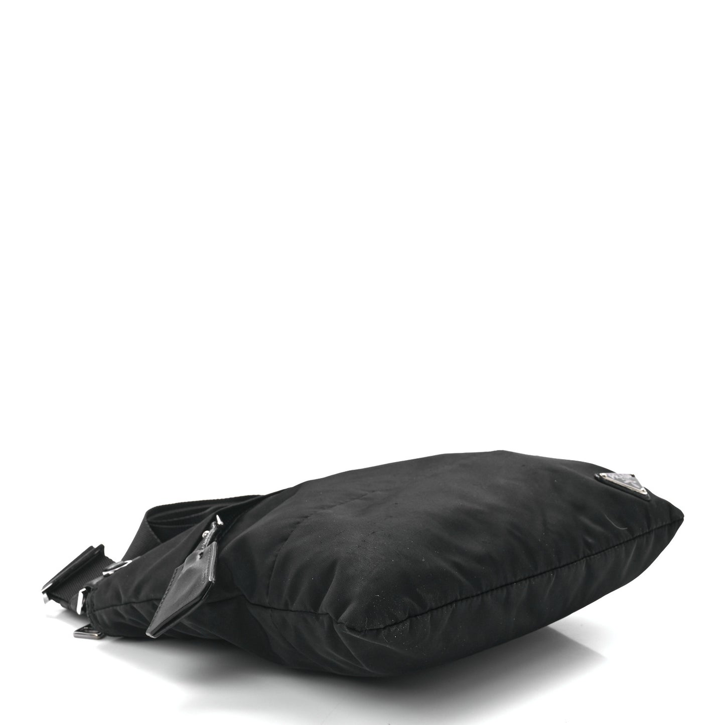 Tessuto Nylon Vela Messenger Bag Black