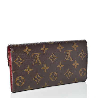 Louis Vuitton Monogram Emilie Wallet Fuchsia 3 of 16