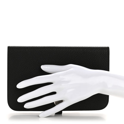 Hermes Togo Dogon Duo Wallet Black 3 of 11