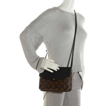 Louis Vuitton Monogram Twinset Clutch Black 2 of 9