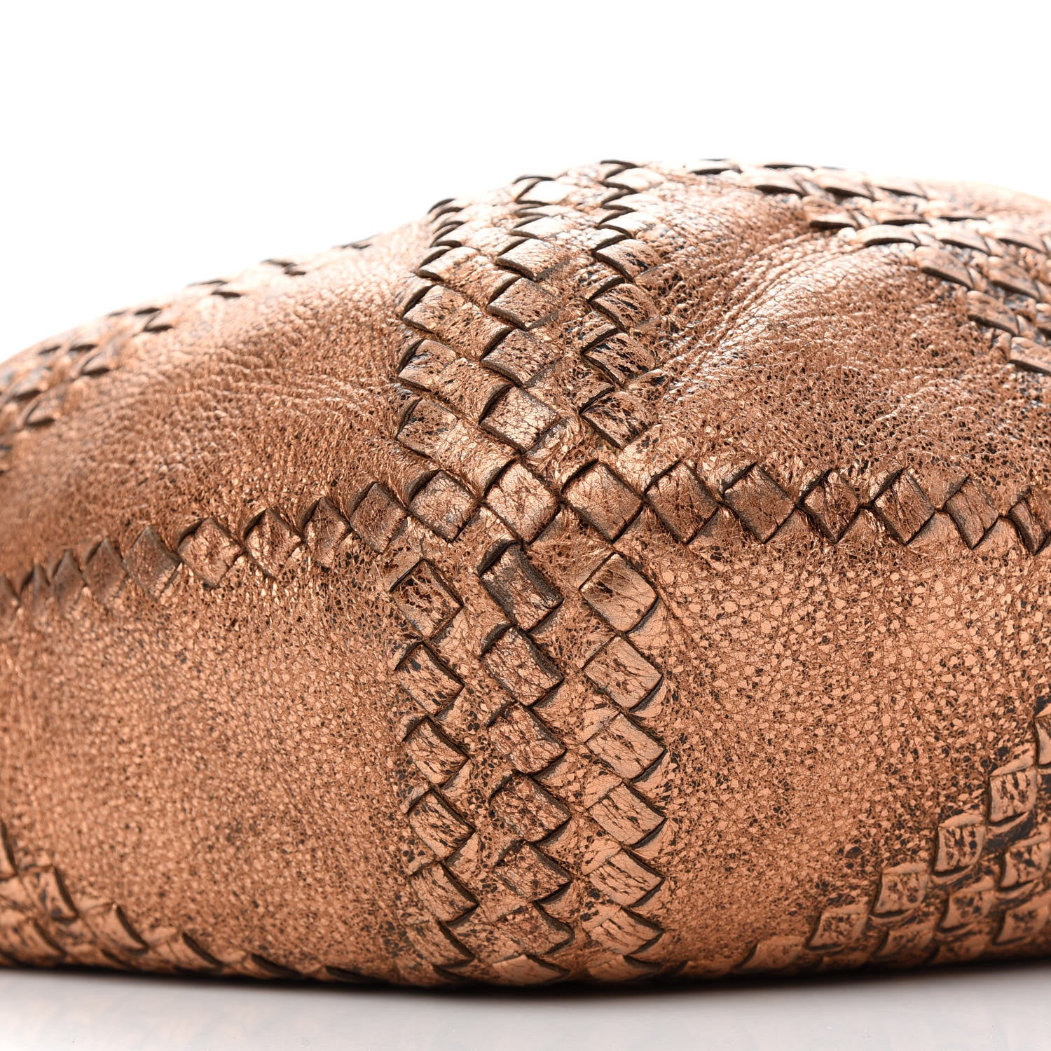 Bottega Veneta Metallic Cervo Deerskin Large Hobo Rame Ossidato 8 of 9