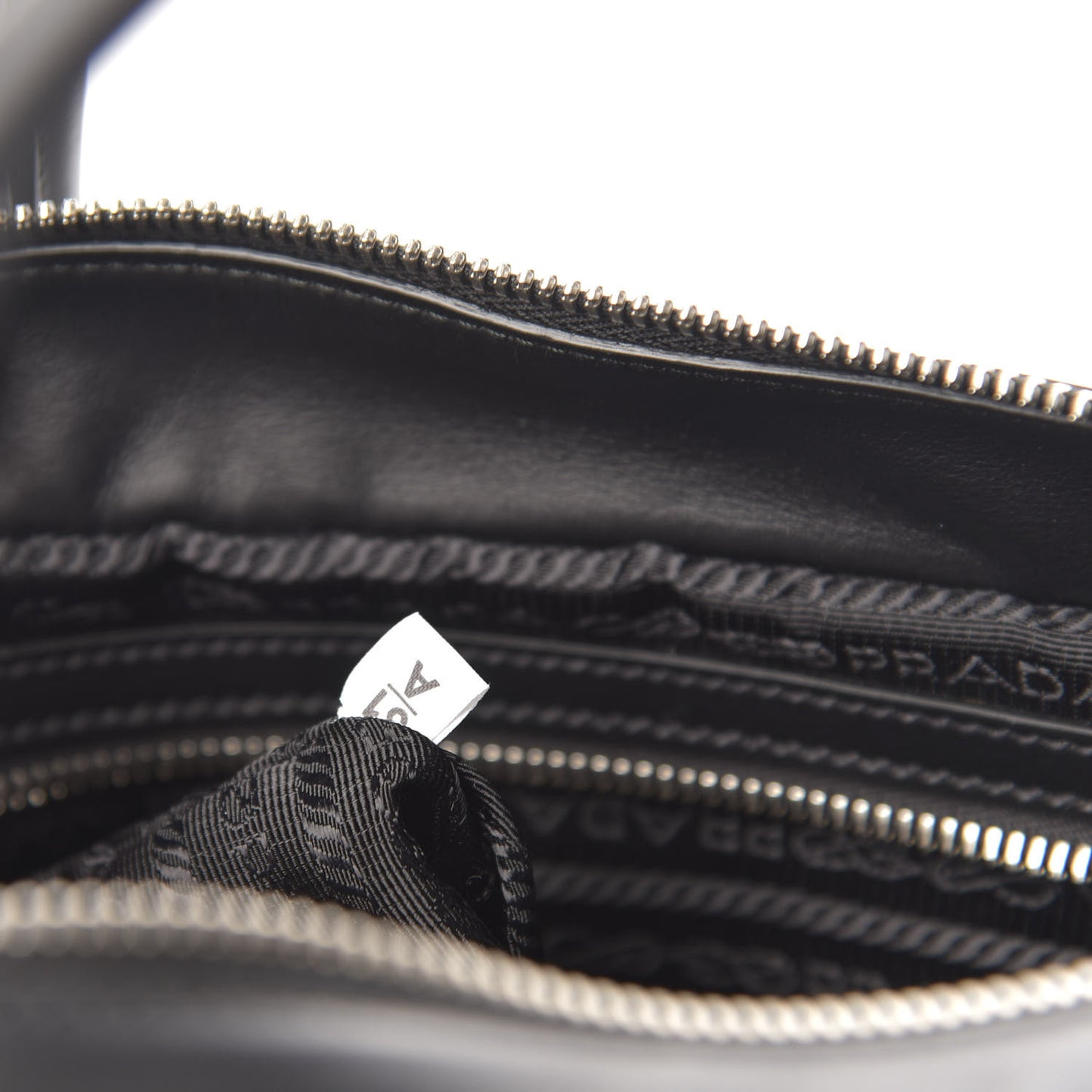 City Calfskin Racing Logo Bowler Black Verde