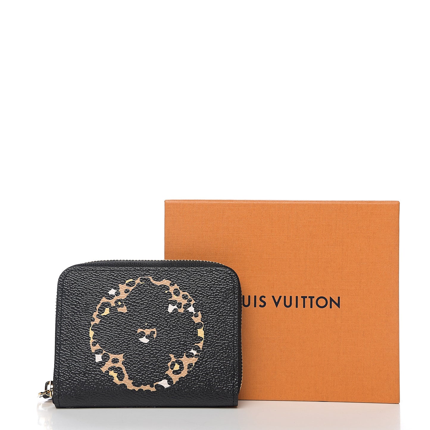 Monogram Giant Jungle Zippy Coin Purse Black