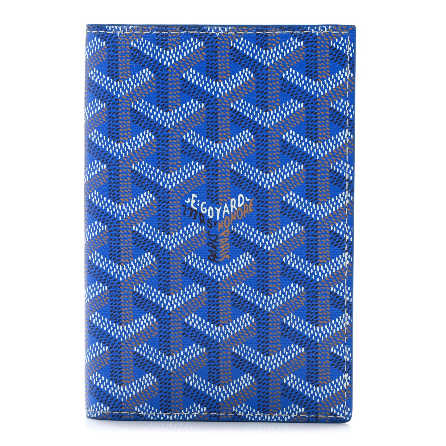Goyardine Passport Wallet Sky Blue