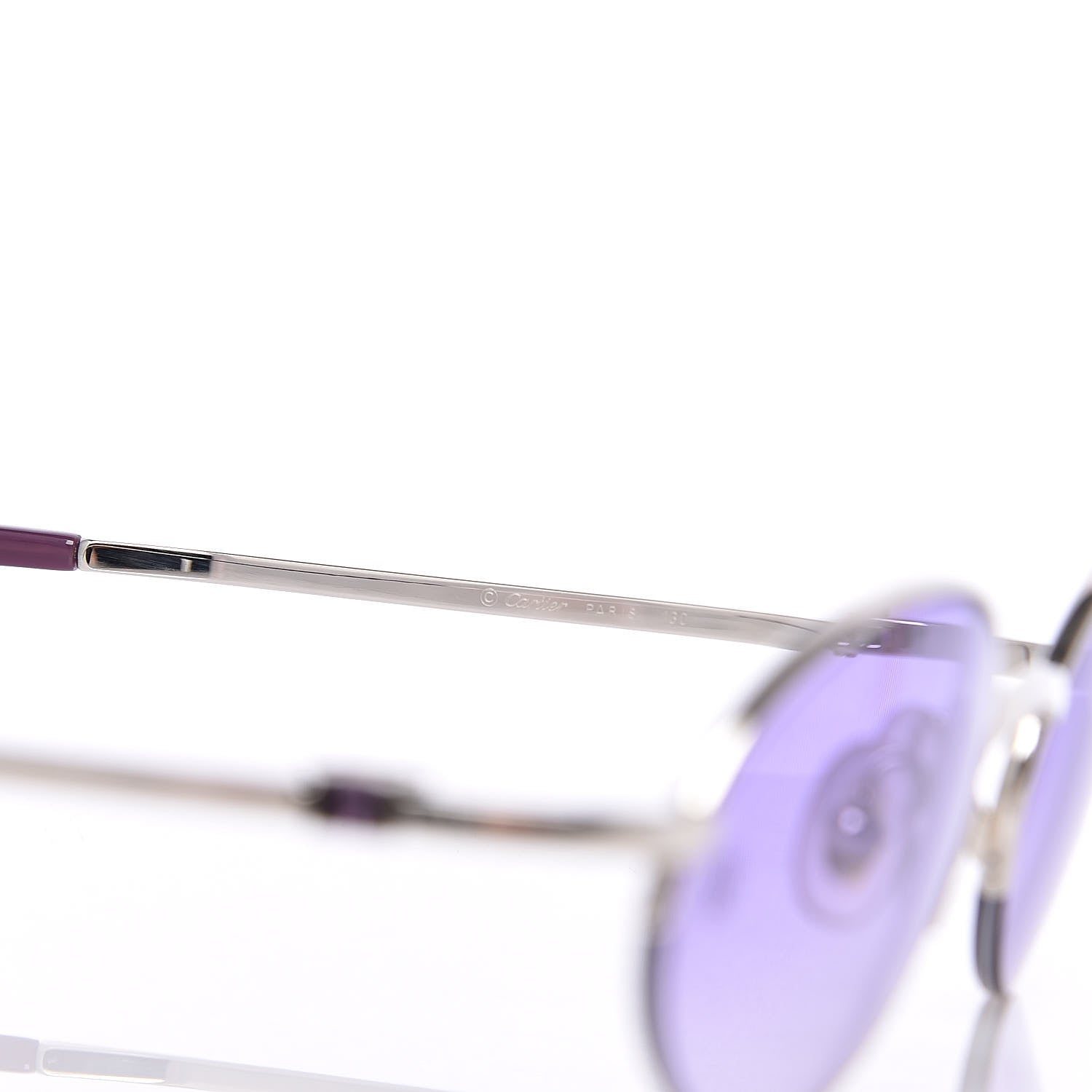 Cartier Amethyst Oval Sunglasses T8100512 Purple 5 of 8