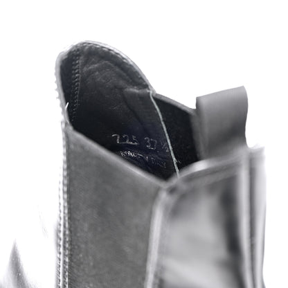 Prada Spazzolato Rois Monolith Chelsea 55mm Ankle Boots 37.5 Black 6 of 16