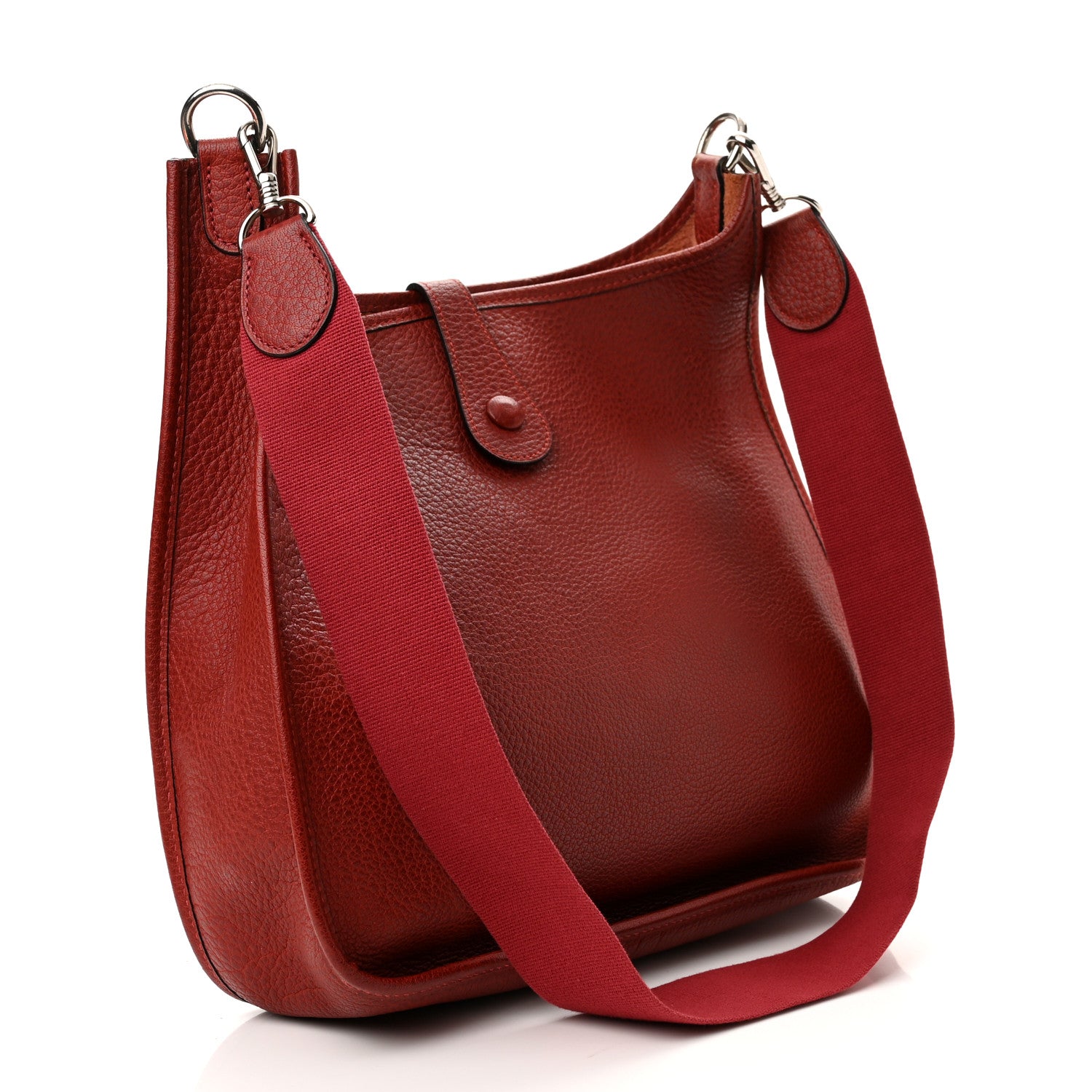 Hermes Buffle Skipper Evelyne GM Rouge H 3 of 11