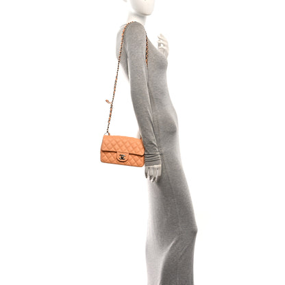 Chanel Lambskin Quilted Mini Rectangular Flap Light Orange 2 of 11