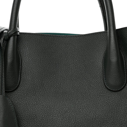 Christian Dior Supple Grained Calfskin Large Open Bar Tote Green 7 of 12