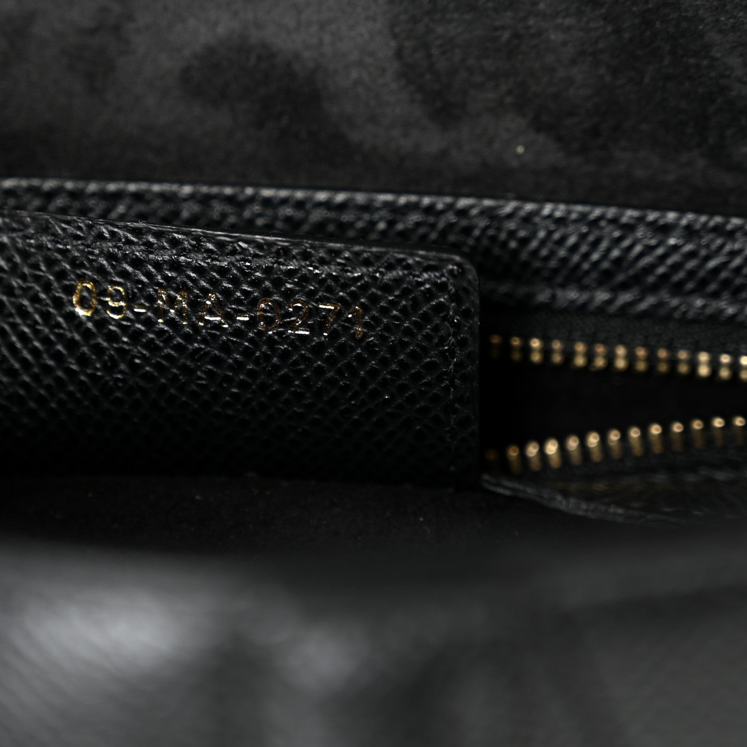 Christian Dior Grained Calfskin Saddle Bag Black 7 of 11