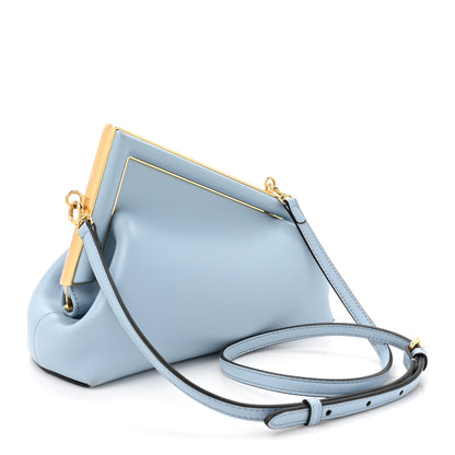 Fendi Shiny Nappa Small Fendi First Azzurro Baby 3 of 16