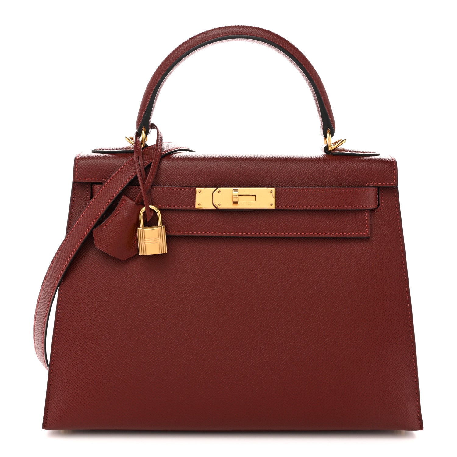 Hermes Epsom Kelly Sellier 28 Rouge H 1 of 14