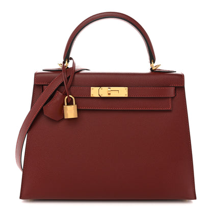 Hermes Epsom Kelly Sellier 28 Rouge H 1 of 14