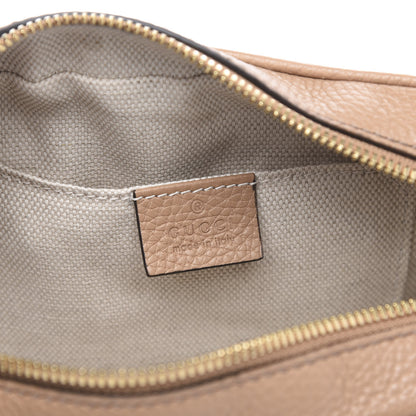 Gucci Pebbled Calfskin Small Soho Disco Bag Rose Beige 5 of 9