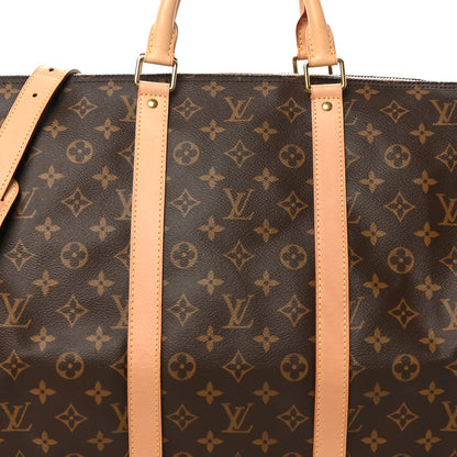 Louis Vuitton Monogram Keepall Bandouliere 55 6 of 11
