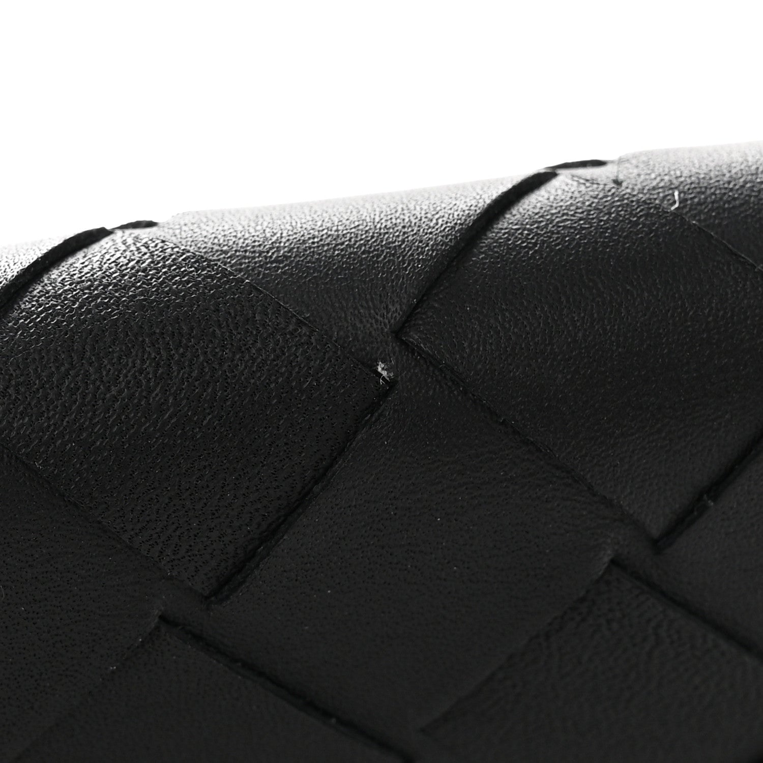 Bottega Veneta Nappa Maxi Intrecciato Tri-Fold Wallet Black 9 of 9