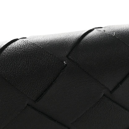 Bottega Veneta Nappa Maxi Intrecciato Tri-Fold Wallet Black 9 of 9