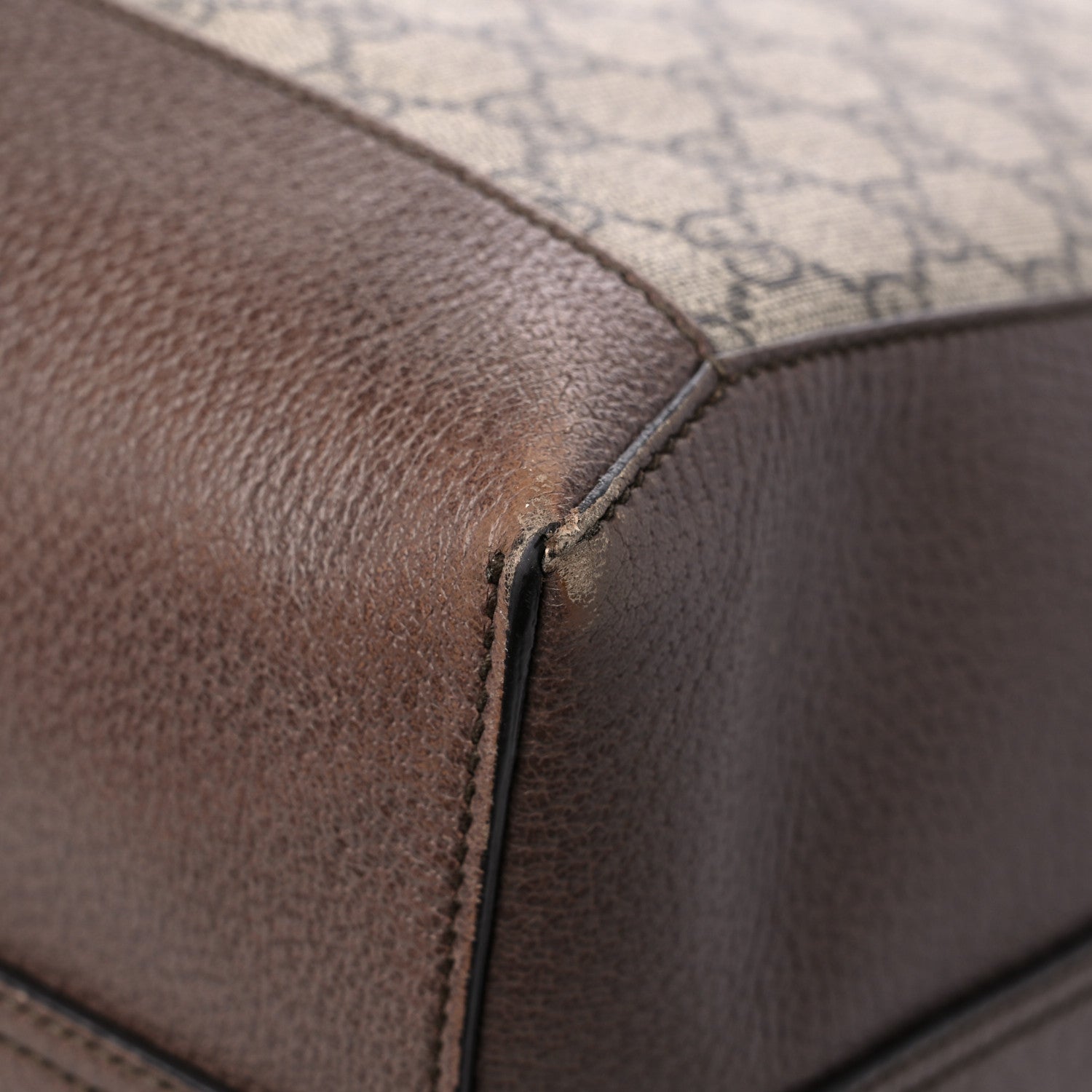 Gucci GG Supreme Monogram Web Ophidia Tote Brown 11 of 18