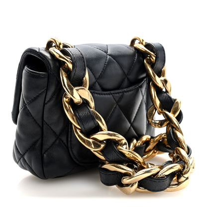 Chanel Lambskin Quilted Mini CC Funky Town Flap Black 3 of 10
