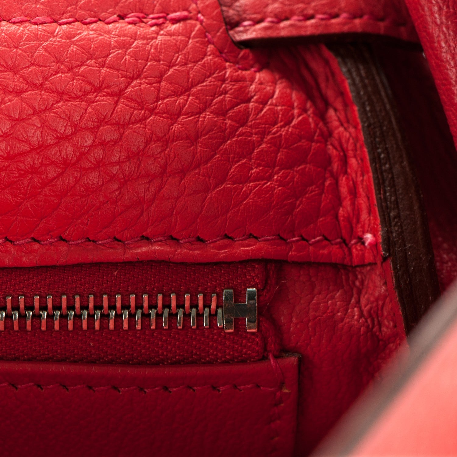 Hermes Taurillon Clemence Kelly Retourne 35 Rose Jaipur 21 of 31