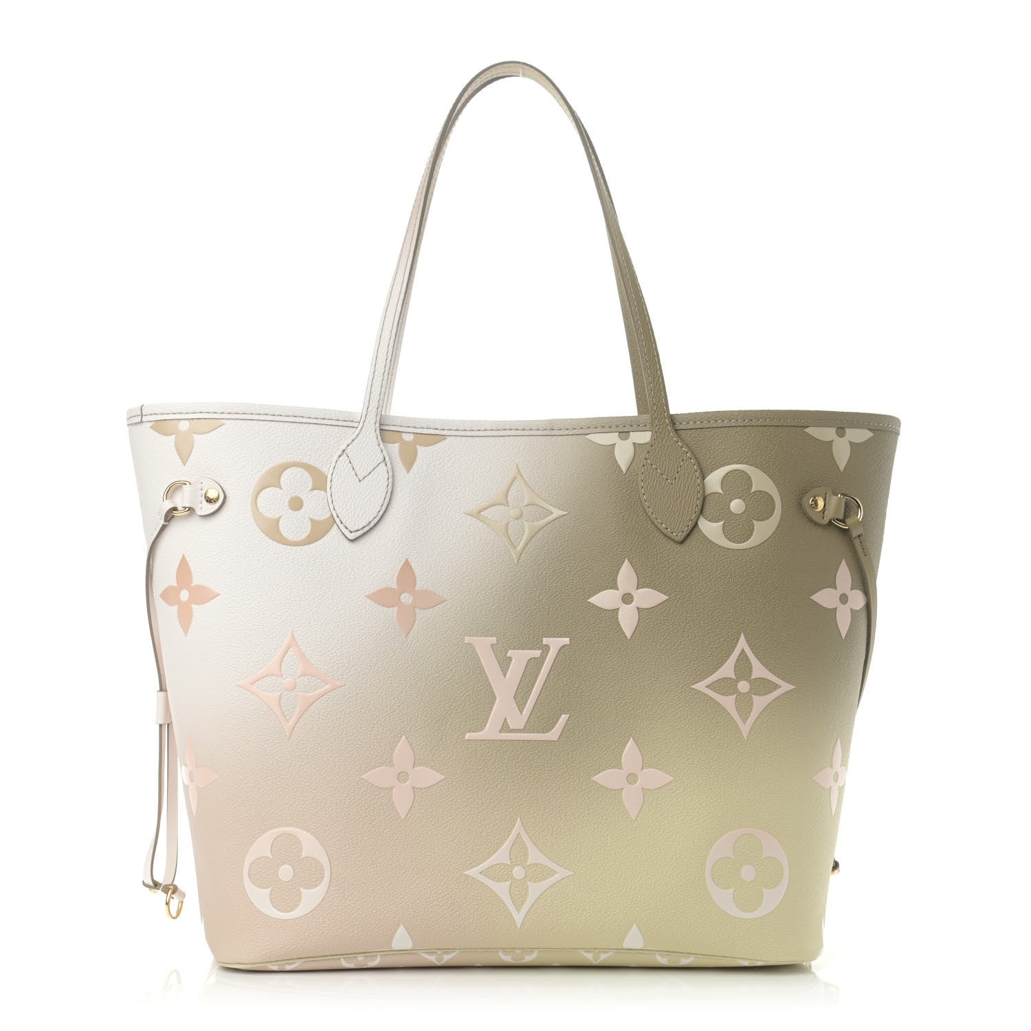 Louis Vuitton Monogram Giant Spring In The City Neverfull MM Sunset Kaki 1 of 9