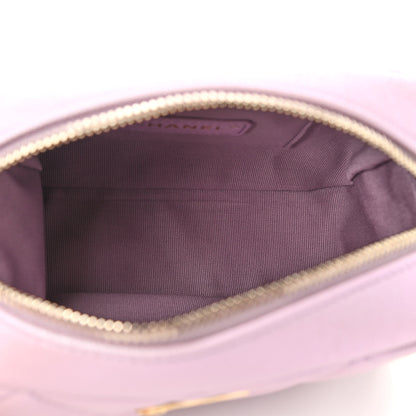 Chanel Iridescent Caviar Quilted Mini My Perfect Camera Case Pink 5 of 9