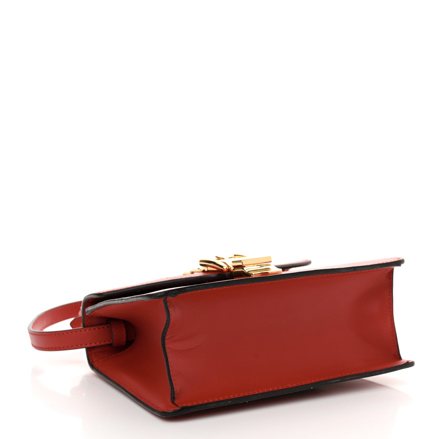 Gucci Calfskin Mini Sylvie Top Handle Bag Hibiscus Red 4 of 15