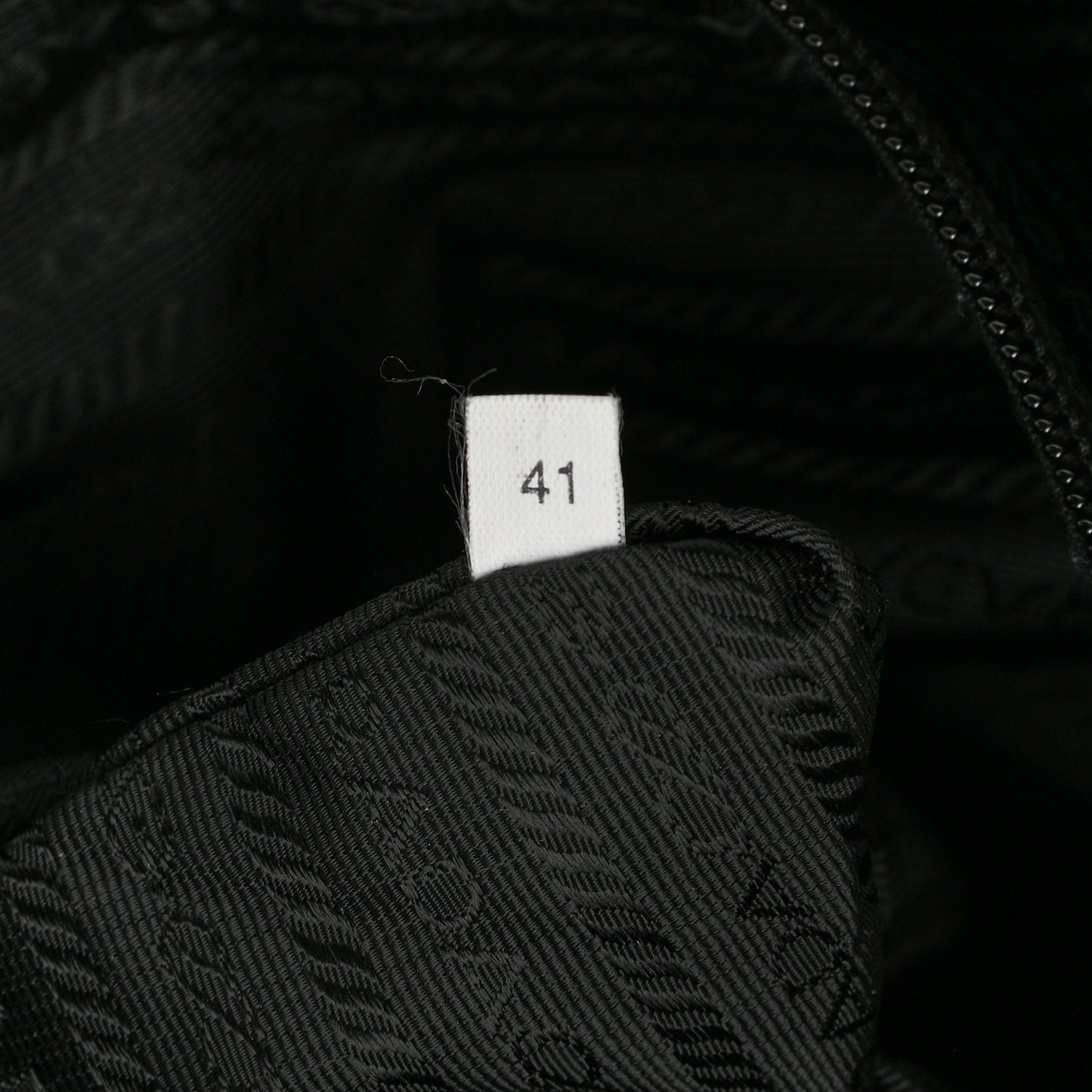 Tessuto Nylon Saffiano Logo Messenger Bag Black