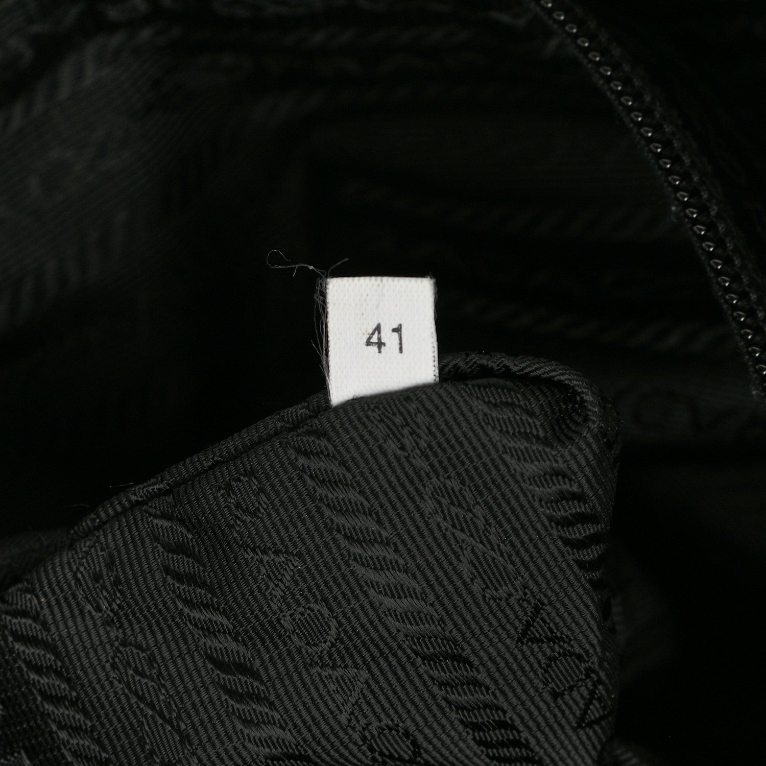 Prada Tessuto Nylon Saffiano Logo Messenger Bag Black 7 of 11